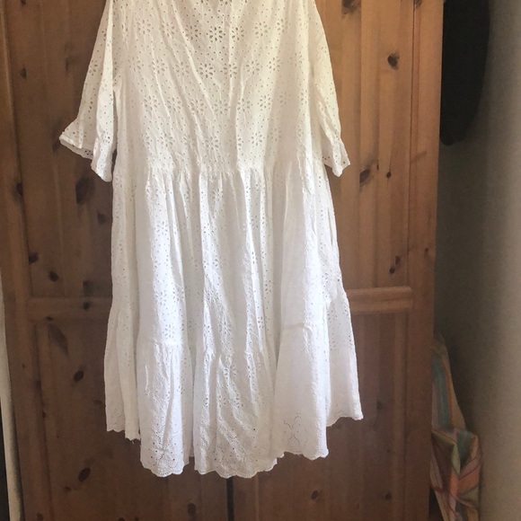 Sundance White Eyelet Dress - Picture 7 of 8